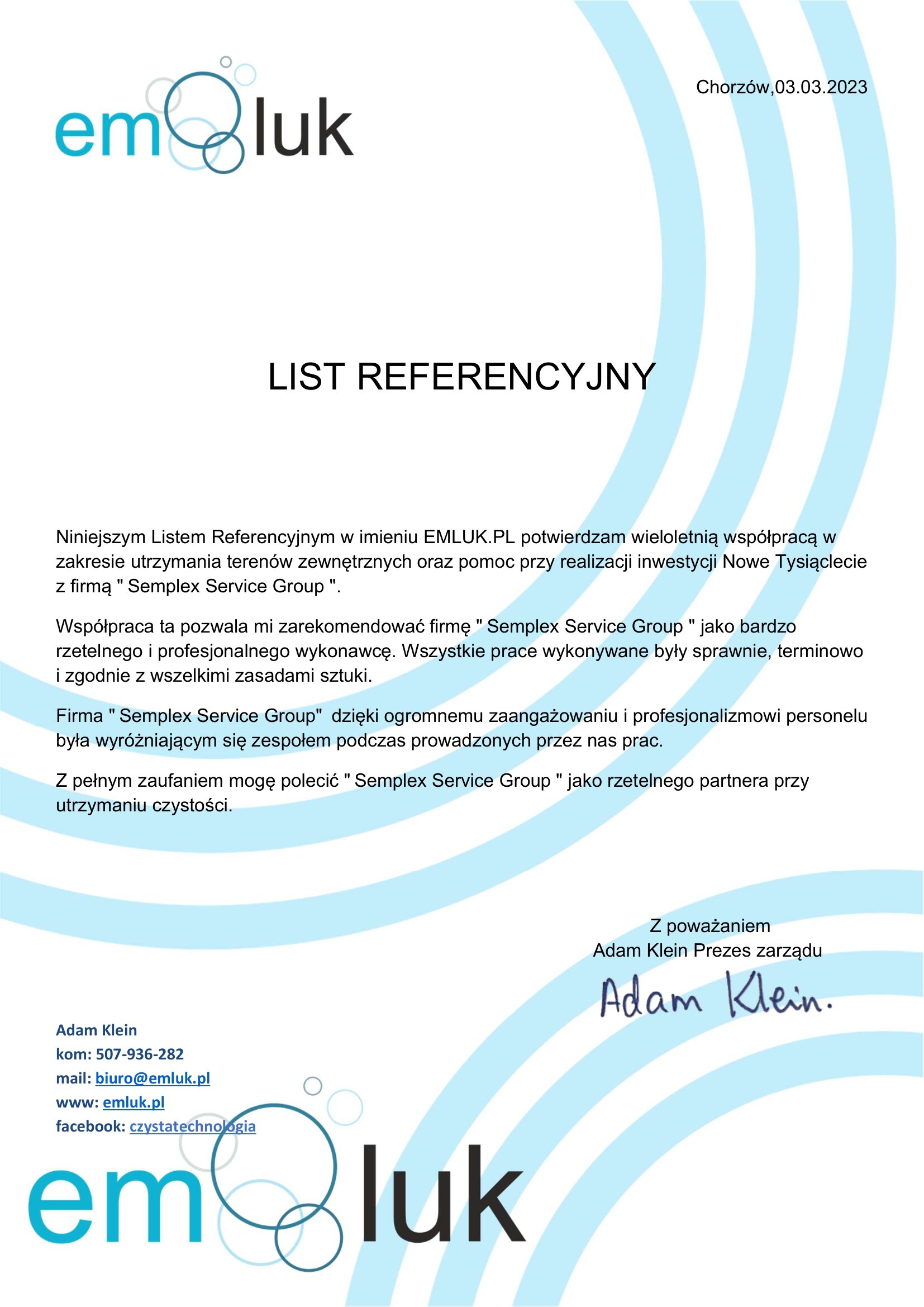 referencje emluk sp.z.o 1